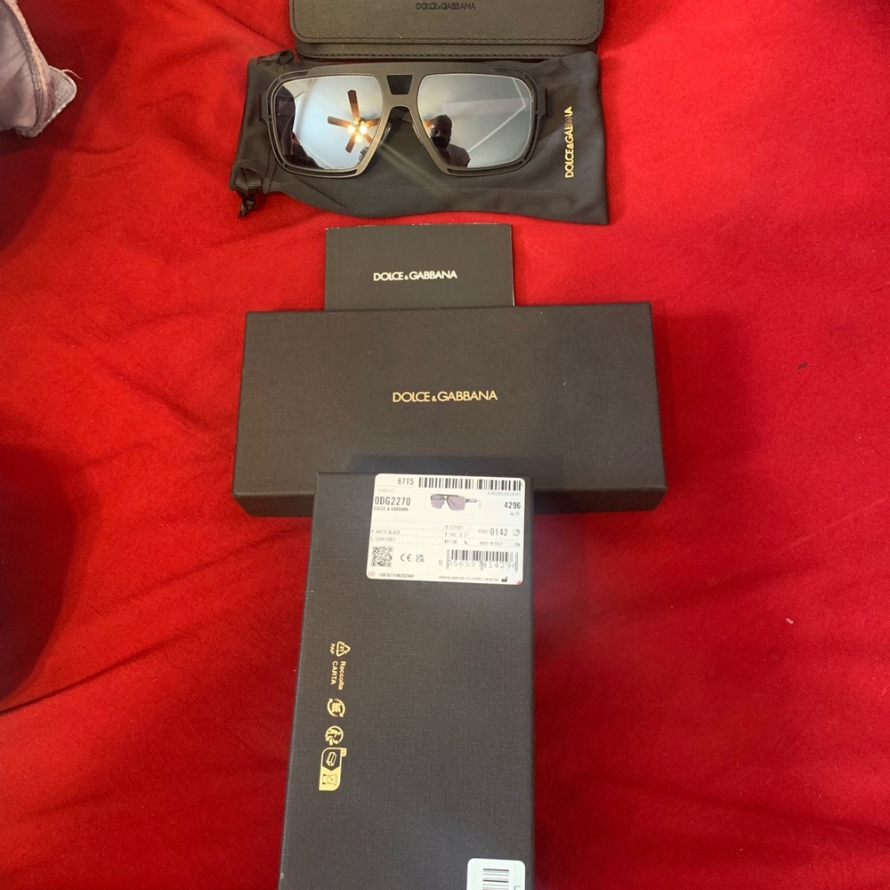 Dolce & Gabbana Matte Black Sunglasses